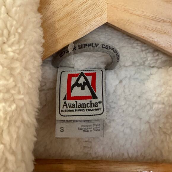 Women's Avalanche Cream Coat sz S - Picture 5 of 6